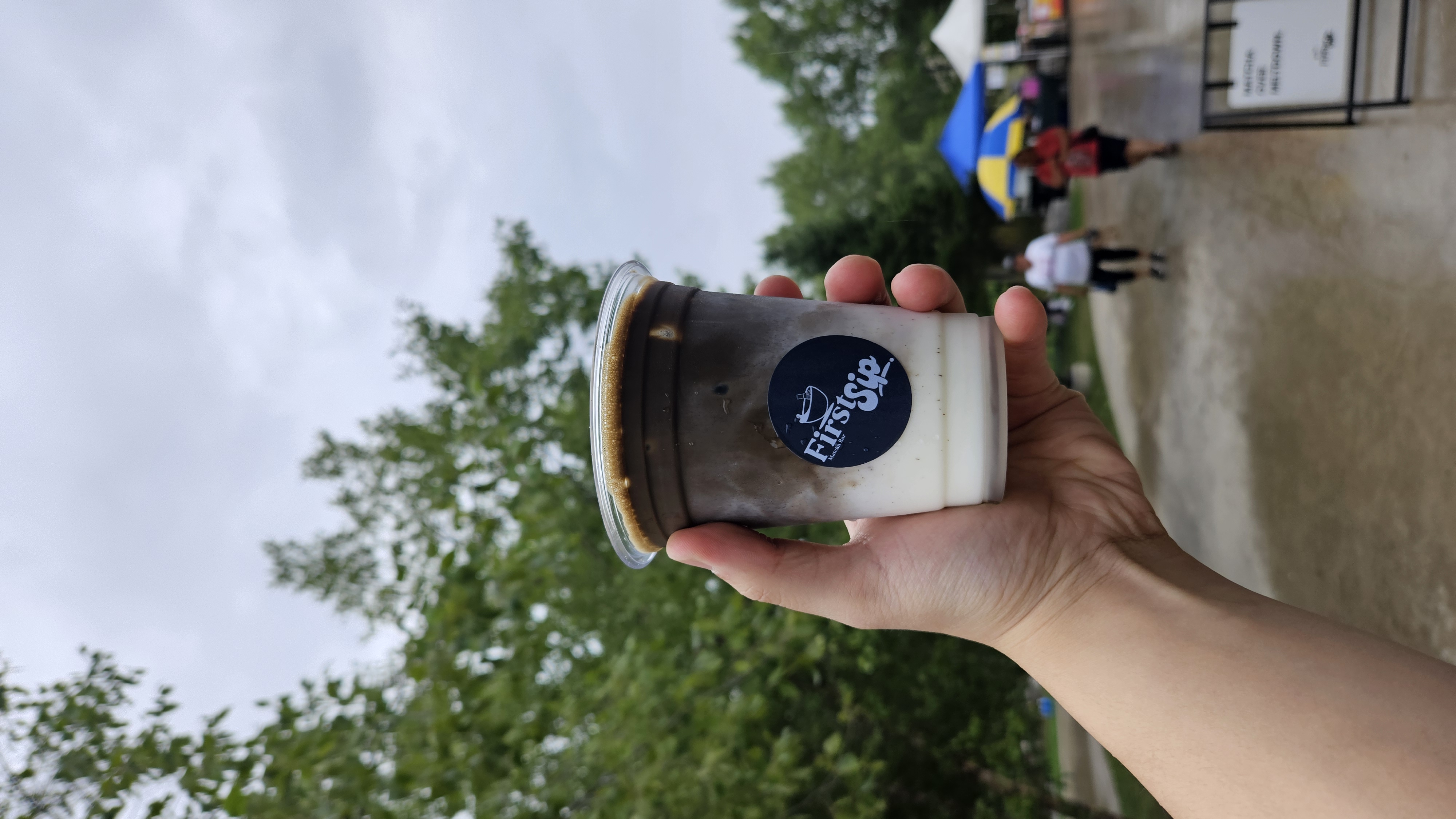 Hojicha Matcha Latte